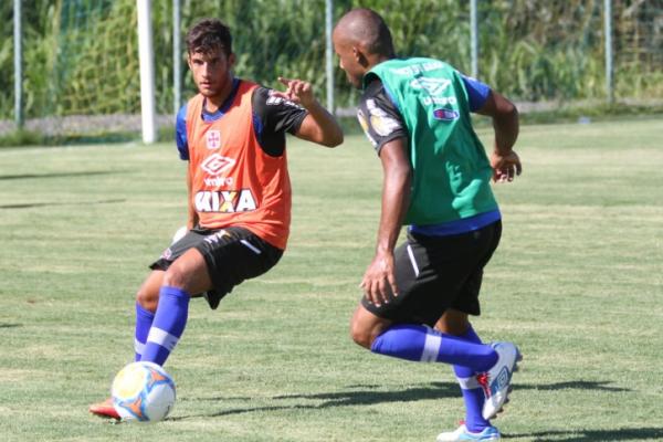 Guilherme e Jonatas durante a pr-temporada em Pinheiral