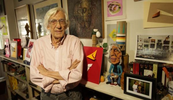 Ferreira Gullar recebeu o GloboEsporte.com em sua casa