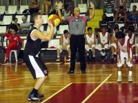 Ricardo marcando mais um ponto para o Vasco.