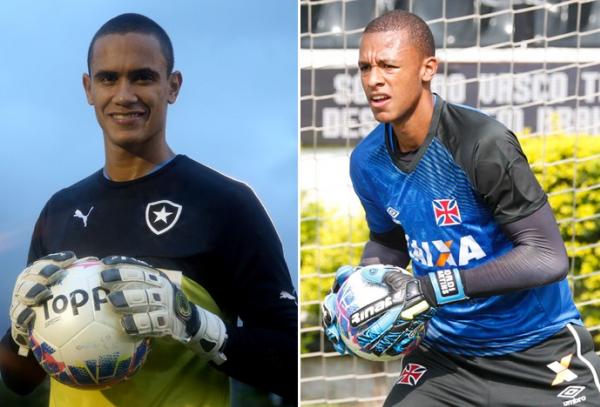 Renan e Jordi: goleiros titulares de Botafogo e Vasco se enfrentam neste domingo no Maracan