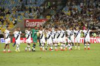 Time do Vasco comemora a vitria