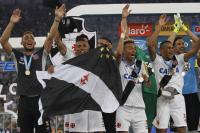 Jogadores comemoram o titulo