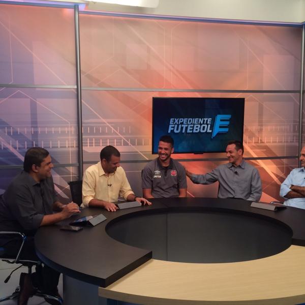 Luan e Doriva participaram do programa Expediente Futebol, da Fox Sports
