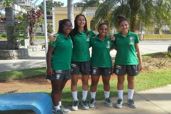 As atletas passaram doze dias em treinos na seleo sub-17