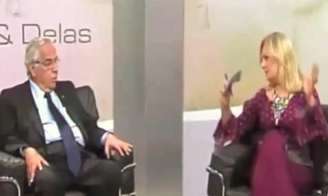 Eurico Miranda no programa Deles & Delas