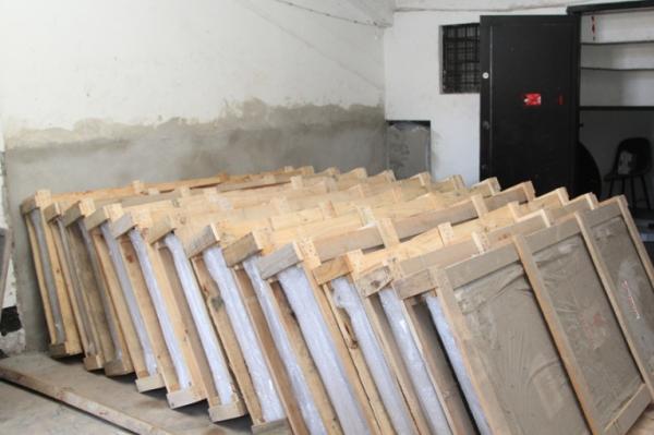 Painis Solares chegaram nesta semana ao Estdio de So Janurio