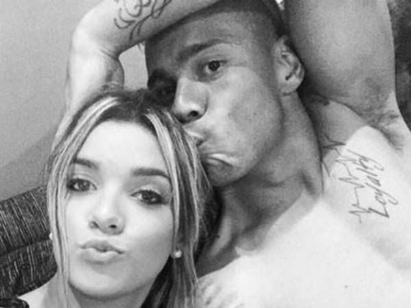 Bernardo e a ex-namorada Patrcia Mello