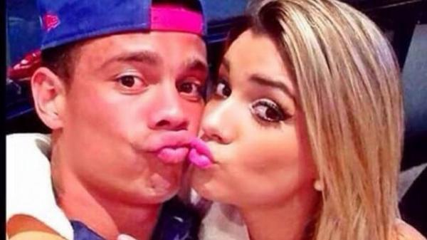 Bernardo e Patricia quando ainda estavam juntos: romance virou caso de polcia