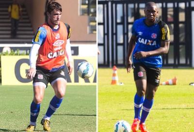 Aislan e Jomar: um deles ser o zagueiro escolhido por Celso Roth para jogo de sbado