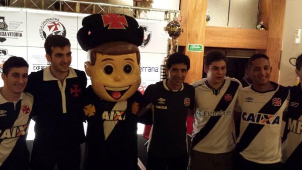 Mauro Galvo durante evento do marketing do Vasco em Braslia