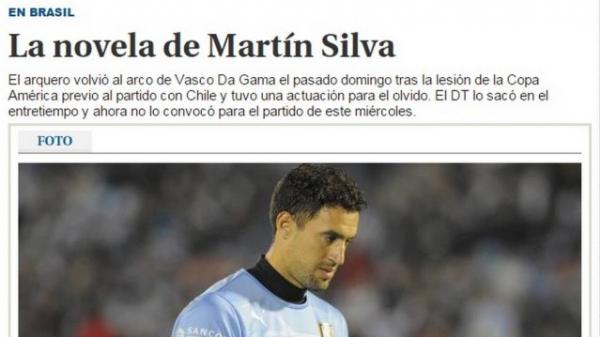Site uruguaio se refere a polmica de Martn Silva como novela