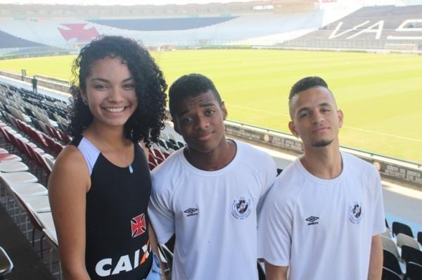 Grazielle, Davi e Caio representaro o Vasco na competio