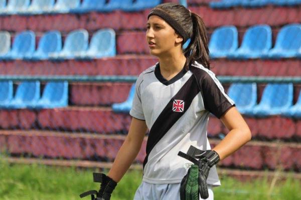 Goleira Jully Silva  uma das lderes da Seleo Sub-17