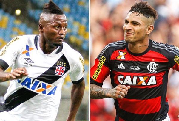 Riascos e Guerrero passaram em branco no duelo de ida no Maracan. Novo encontro ser nesta quarta, s 22h, na deciso de quem passa para a prxima fase da Copa do Brasil