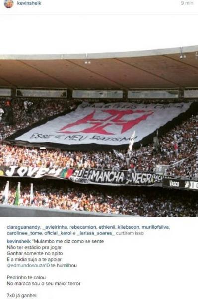 Postagem de Kevin Sheik