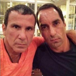 Eri Johnson e Edmundo: tristes com o Vasco