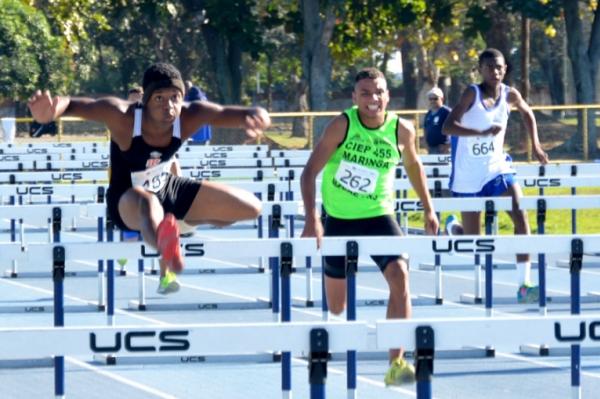 Davi Moreira em ao nos 100 metros rasos