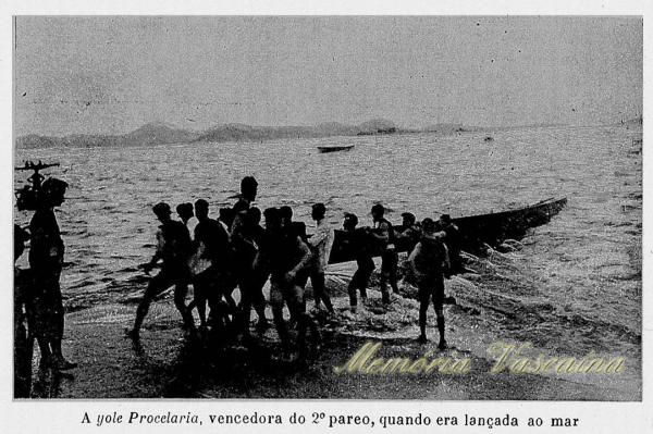 Praia do Boqueiro do Passeio - 1906 Revista da Semana (Acervo Biblioteca Nacional)