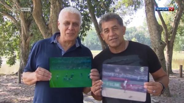 Roberto Dinamite e Nunes