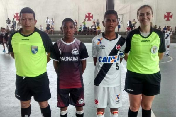 Gustavo Ferreira foi o capito da equipe sub-13 contra o Magnatas