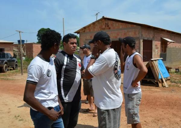 Torcedores do Vasco no evento