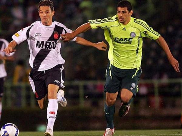 Palmeiras venceu o Vasco por 2 a 0 na ltima partida entre as duas equipes no Palestra Itlia