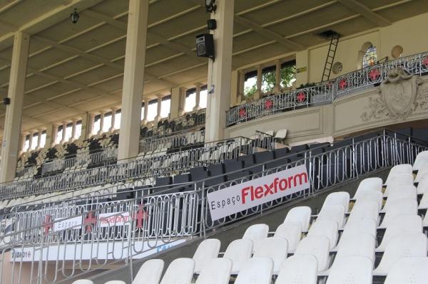 Setor das novas cadeiras fica abaixo da Tribuna de Honra