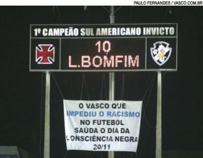 Faixa lembrou o Dia da Conscincia Negra em 2007