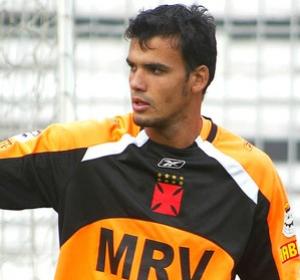 Goleiro Rafael quando defendia o Vasco