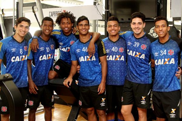 Andrey, Alan, Paulo Vitor, Matheus ndio, Evander, Kadu e Caio