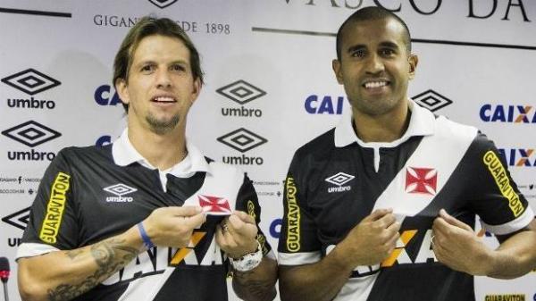 Diguinho e Jlio Csar no dia da apresentao