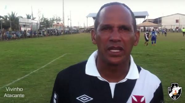 Vivinho, multicampeo pelo Vasco e integrante do time de Masters, faleceu 15 dias depois de se machucar num jogo contra o Flamengo em que fez o gol da vitria vascana