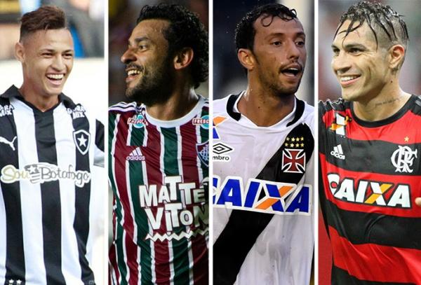 Neilton, Fred, Nen e Guerrero so os principais nomes de Bota, Flu, Vasco e Fla