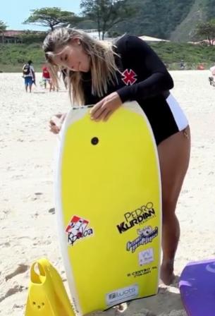 Camila sampaio  atleta de Bodyboard do Vasco
