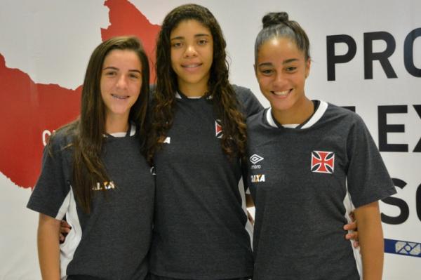 Andressa, Thayane e Lais: crias da base vascana