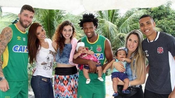 Aislan, Carol Nakamura, Roberta Pratti, Rafael Vaz, Madson e a mulher