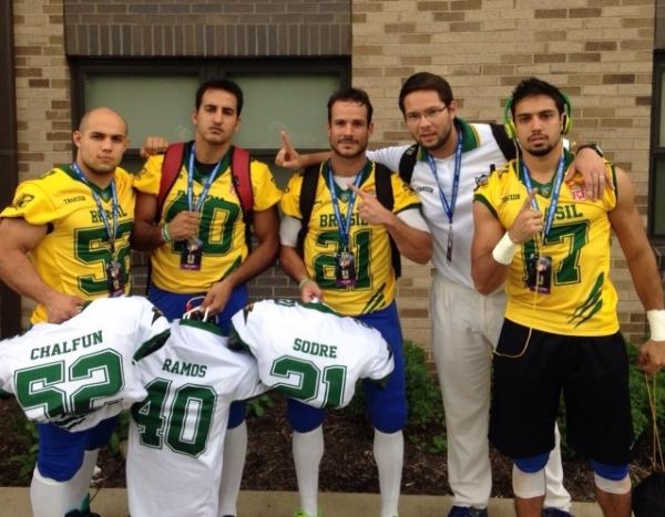 Gabriel Mendes com os vascanos na Copa do Mundo dos EUA em 2015