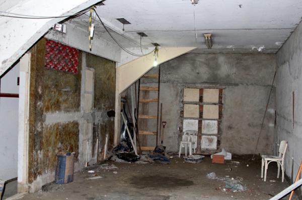 Obras para expanso do banheiro da social j comearam