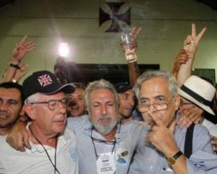 Fernando Horta, presidente da Unidos da Tijuca e 1 VP geral do Vasco (com Jos Luis Moreira e Eurico Miranda)