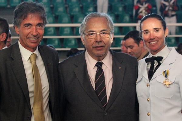 Luis Manuel Rebelo Fernandes, Eurico Miranda e Fabiana Beltrame