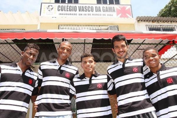 Thalles, Jordi, Henrique, Luan e Lorran estudaram no Colgio Vasco da Gama