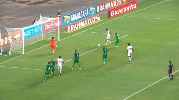 Lance do gol perdido por Madson