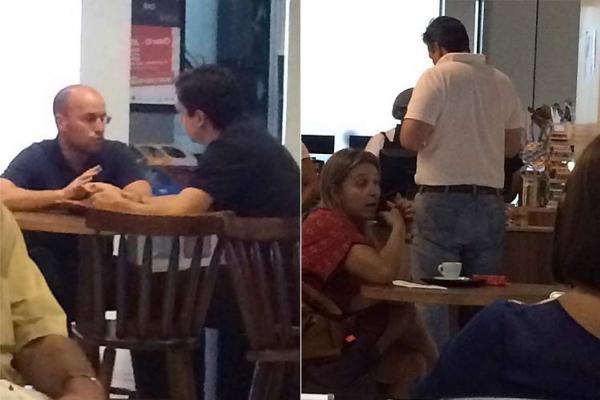 Thiago Scuro, Srgio Rodrigues e Bruno Vicintin no Rio