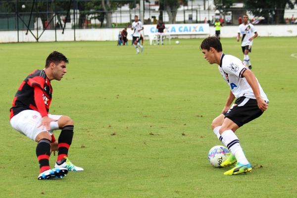 Matheus Vital em ao contra o Flamengo