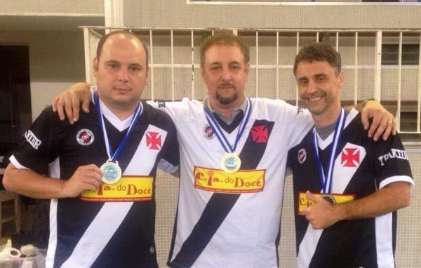 Da esquerda pra direita: Marcelo Lages, Ramos e Rodolfo