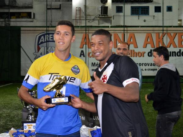 Z Renato garantiu o trofeu de artilheiro por ter chegado mais longe na Copa Rio de Fut7