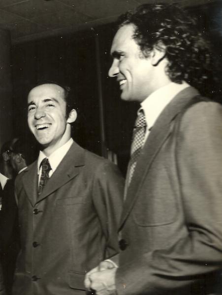 Pedro Valente com Tosto