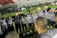 Aquecimento dos jogadores