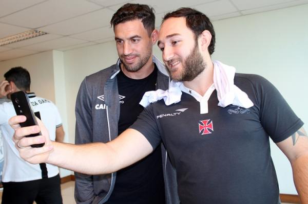 Robson Goetten ao lado de Martn Silva