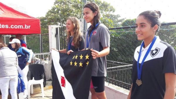 Dobradinha Vascana no podi - 1 lugar Maria Rita Farias e 2 lugar Anna Alice Degow